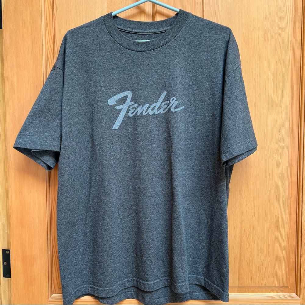 Fender Retro Short Sleeve T Shirt Gray XL